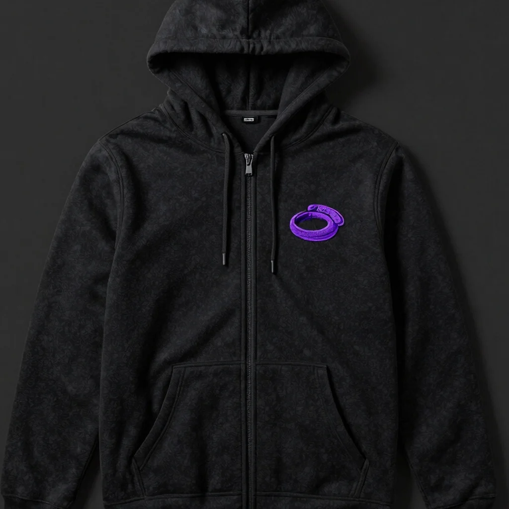 Blick Ring Zip Hoodie